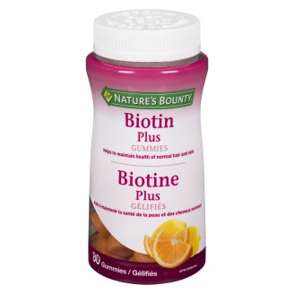 Nature's Bounty Biotin Plus Vitamin C & E, 80 Gummies